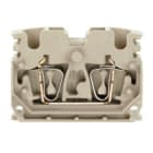 WEIDMULLER - Morsettiera passante molla autobloccante beige scuro 2.5 mm² 24 A 800 V 2 collegamenti 1 piano V-0 Wemid 120 °C ZDUB 2.5-2/2AN/DB.