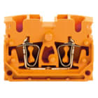 WEIDMULLER - Morsettiera passante arancione 2.5 mm² 24 A 800 V, 4 collegamenti, 1 piano, V-0, Wemid, 120 °C ZDUB 2.5-2/4AN/DM OR.