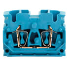 WEIDMULLER - Morsettiera passante molla autobloccante blu 2.5 mm² 24 A 800 V 4 collegamenti 1 piano V-0 Wemid 120 °C ZDUB 2.5-2/4AN/DB BL.