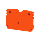 WEIDMULLER - Piastra terminale 33mm x 5mm arancione ZAP ZDUB OR.