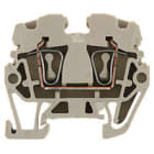 WEIDMULLER - Morsettiera passante molla autobloccante beige scuro 2.5 mm² 24 A 500 V TS 15 V-0 Wemid 130 °C ZDUA 2.5-2.