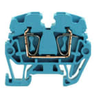 WEIDMULLER - Morsettiera passante molla autobloccante blu 2.5 mm² 24 A 500 V TS 15 V-0 Wemid 130 °C ZDUA 2.5-2 BL.