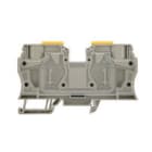 WEIDMULLER - Morsettiera passante molla autobloccante beige scuro 35 mm² 125 A 800 V numero di collegamenti 2 numero di piani 1 TS 35 V-0 Wemid 120 °C ZDU 35.