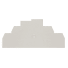 WEIDMULLER - Piastra terminale 116mm x 1.5mm Beige scuro AP ZDTR2.5.