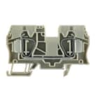 WEIDMULLER - Morsettiera passante molla autobloccante beige scuro 10 mm² 57 A 1000 V 2 collegamenti 1 piano TS 35 V-0 Wemid 130 °C ZDU 10.
