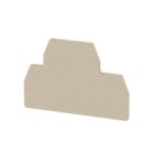 WEIDMULLER - Piastra terminale 47mm x 1.5mm Beige scuro WAP WDK1.5/R3.5.