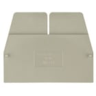 WEIDMULLER - Pareti di separazione (Morsetto) Beige scuro, Posizione verticale: 65 mm, Larghezza: 1.5 mm, V-0, Wemid WTW WTL 6/1 4MM.