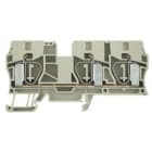 WEIDMULLER - Morsettiera passante molla autobloccante beige scuro 10 mm² 57 A 800 V TS 35 V-0 Wemid 130 °C ZDU 10/3AN. 1767690000