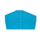 WEIDMULLER - Piastra terminale 61.5mm x 2mm blu ZDU4-2 BL.