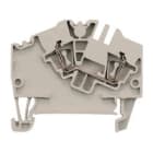 WEIDMULLER - Morsettiera passante molla autobloccante beige scuro 2.5 mm² 24 A 800 V ZDU 2.5-2 TS 35 V-0 Wemid 120 °C 2 collegamenti 1 piano. 1772060000