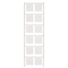 WEIDMULLER - Siglatura dispositivi, Larghezza 27 mm, poliammide 66 bianco, Campo temperature impiego -40...100 °C SM 27/27 MC NE WS.