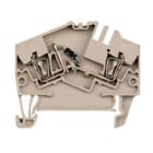 WEIDMULLER - Morsettiera portacomponenti molla autobloccante beige scuro 2.5 mm² 400 V ZDU 2.5-2/D+ TS 35 V-0 Wemid. 1779110000