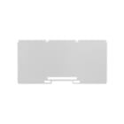WEIDMULLER - Parete di separazione, Piastra terminale intermedia, 155.8 mm x 76.45 mm WTW WF10/WF12 2300.