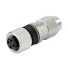 WEIDMULLER - Maschio femmina diritto, Collegamento perforazione isolante SAIBGI-P-4A-2.9/5.1-M12.