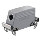 WEIDMULLER - Custodie, entrata cavo laterale, connettore, gancio trasversale in alto HDC 64D TSBO 1M25G.