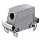 WEIDMULLER - Custodia con entrata laterale per cavo e connettore, gancio trasversale in alto, HDC 40D TSBO 1M25G.