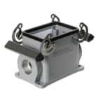 WEIDMULLER - Custodia base con gancio trasversale in basso HDC 32A SBU 2M25G.
