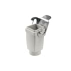 WEIDMULLER - Custodia con connettori a innesto industriali, base di prolunga, gancio trasversale in basso, grandezza 1, IP65 in condizione innestata HDC 07A KOLU 1M20G.