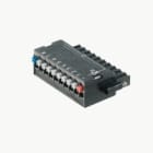 WEIDMULLER - Connettore 3.50 mm BL-I/O 3.50/10FP PNP LED SN BK BX.