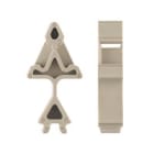 WEIDMULLER - Supporto marcatori, accessori, BZT 2 WS 10/5.