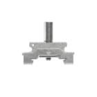WEIDMULLER - Terminale fissaggio metallo grigio MEW 35/1.