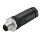 WEIDMULLER - Maschio Connettore diritto Collegamento vite SAISGS-P-4A-6/8-M12.