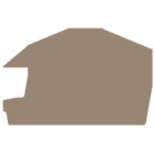 WEIDMULLER - Piastra terminale 64.35mm x 2mm Beige scuro ZAP ZDU 6S.