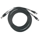 WEIDMULLER - Cavi adattatore sensore-attuatore, Linea di collegamento M12/M12, 4,5m, Conduttore doppio, connettore maschio diritto, 2 connettori SAIL-ZW-M12BG-2/4-5.0U.