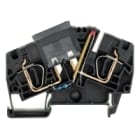 WEIDMULLER - Morsetto con molla autobloccante e LED per connettore trasversale ad innesto, aperto da un lato, elemento fusibile ZSI 6-2/FC LD.