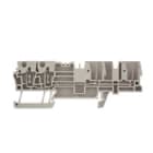 WEIDMULLER - Morsettiera passante molla autobloccante beige scuro 2.5 mm² 24 A 500 V 4 collegamenti 1 piano TS 35 V-0 Wemid 120 °C ZT 2.5/4AN/2.