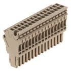 WEIDMULLER - Spina di collegamento Molla autobloccante 2.5 mm² ZP 2.5/1AN/QV/15.