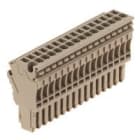 WEIDMULLER - Spina di collegamento Molla autobloccante 2.5 mm² ZP 2.5/1AN/QV/16.