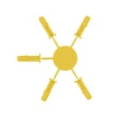 WEIDMULLER - Elemento di codifica (Morsetto) PA66 GF30 giallo larghezza 2.9 mm KOSF ZT2.5. 1816150000