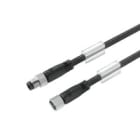 WEIDMULLER - Cavi sensore-attuatore preconfezionati, Linea di collegamento M8 / M8, 3 poli, Lunghezza cavo 10m, maschio diritto - femmina, SAIL-M8GM8G-3-10U.