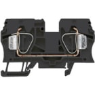 WEIDMULLER - Morsettiera passante molla autobloccante nero 16 mm² 76 A 1000 V numero di collegamenti 2 numero di piani 1 TS 35 V-0 Wemid 120 °C ZDU 16 SW. 1830650000
