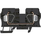 WEIDMULLER - Morsettiera passante molla autobloccante nero 16 mm² 76 A 1000 V numero di collegamenti 2 numero di piani 1 TS 35 V-0 Wemid 120 °C ZDU 16 SW.