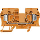 WEIDMULLER - Morsettiera passante arancione 16 mm² 76 A 1000 V, 2 collegamenti, 1 piano, TS 35, V-0, Wemid, 120 °C ZDU 16 OR.