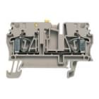 WEIDMULLER - Morsetto sezionatore di prova ZTR 2.5, molla autobloccante beige scuro per 2.5 mm², 20 A, 500 V. Collegamenti: 2, piani: 1, TS 35, V-0, Wemi.