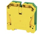 WEIDMULLER - Morsetto PE, collegamento a vite, verde/giallo, 95 mm², 1000 V, 2 collegamenti, 1 piano, TS 35, V-0, Wemid WPE 95N/120N.