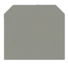 WEIDMULLER - Piastra terminale 40mm x 1.5mm grigio AP SAK4-10 GR 7042.