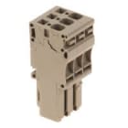 WEIDMULLER - Spina collegamento molla autobloccante 4 mm² ZP 4/1AN/3.