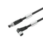 WEIDMULLER - Cavi sensore-attuatore preconfezionati, Linea di collegamento M8 / M8, 4 poli, Lunghezza cavo 10m, maschio diritto - femmina ang, SAIL-M8GM8W-4-10U.