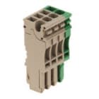 WEIDMULLER - Spina collegamento innesto 2.5 mm² ZP 2.5/1AN/4 GN/BE.