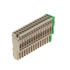 WEIDMULLER - Spina collegamento 2.5 mm² ZP 2.5/1AN/15 GN/BE.