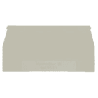 WEIDMULLER - Piastra terminale 65mm x 1.5mm grigio sasso WAP WTL6/1 KGR.