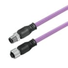 WEIDMULLER - Cavi dati in rame preconfezionati, Linea di collegamento, SAIL-M12GM12G-PB-0.5D, Numero di poli: 2, Lunghezza del cavo: 0.5 m, maschio diritto - femmina diritto.