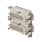 WEIDMULLER - Inserto di contatto femmina HDC HE 16 FP 17-32, 500V, 16A, 16 poli, PUSH IN, dimensione 6.