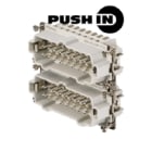 WEIDMULLER - Inserto di contatto Maschio 500V 16A 16 poli PUSH IN 6 HDC HE 16 MP 17-32.