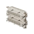 WEIDMULLER - Inserto di contatto femmina HDC HE 24 FP 25-48, 500V, 16A, 24 poli, PUSH IN, dimensione 8.