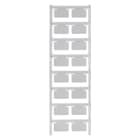 WEIDMULLER - Siglatura dispositivi, Larghezza: 27 mm, poliammide 66, bianco, Campo delle temperature di impiego: -40...100 °C CC 15/27 MC NE WS. 1876770000